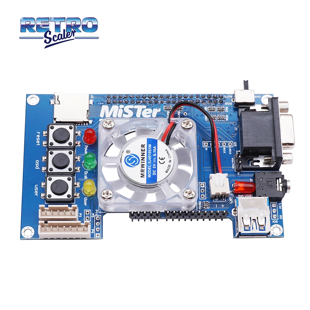 RETROSCALER Analog Interface IO Board v6.1, Manual Welding SNAC Support for MiSTer FPGA