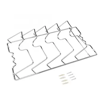 

Pot Lid Holder Wall/Door Mounted Kitchen Cabinet Storage Rack Holder for Pot & Pan Lids