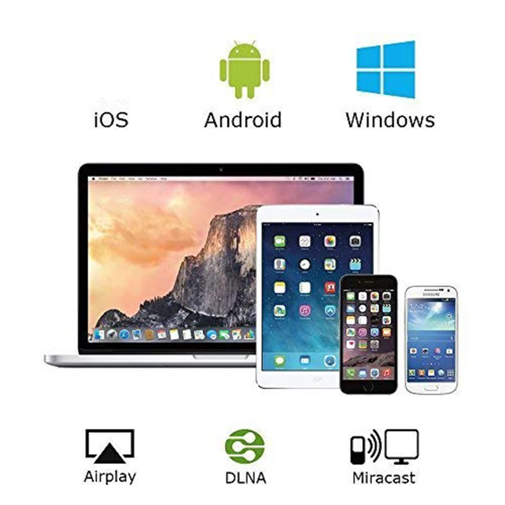 Мини HDMI беспроводной ключ 1080P Wifi tv Stick Miracast Dongle ТВ тюнер Android Mirror Box медиа стример адаптер рождественский подарок