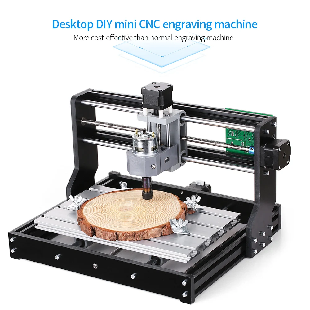 Лазерный гравер CNC3018 PRO DIY ЧПУ гравировальный станок GRBL управление 3 оси для PCB ПВХ пластик акрил резьба по дереву фрезерование