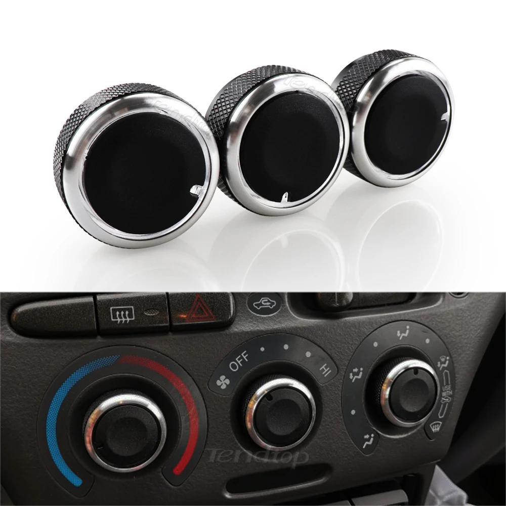 Toyota Yisvios Vitz Ovaecho Xp10 Scion Xb Celica 車用 エアコン ボタン ノブ用 3ピース セット Interior Mouldings Aliexpress