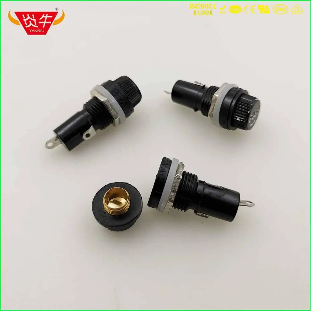 

PCB 5*20 5x20 6*30 6x30 FUSE SOCKET BOX Panel installation TYPE FUSE WIRE SEAT SOCKET