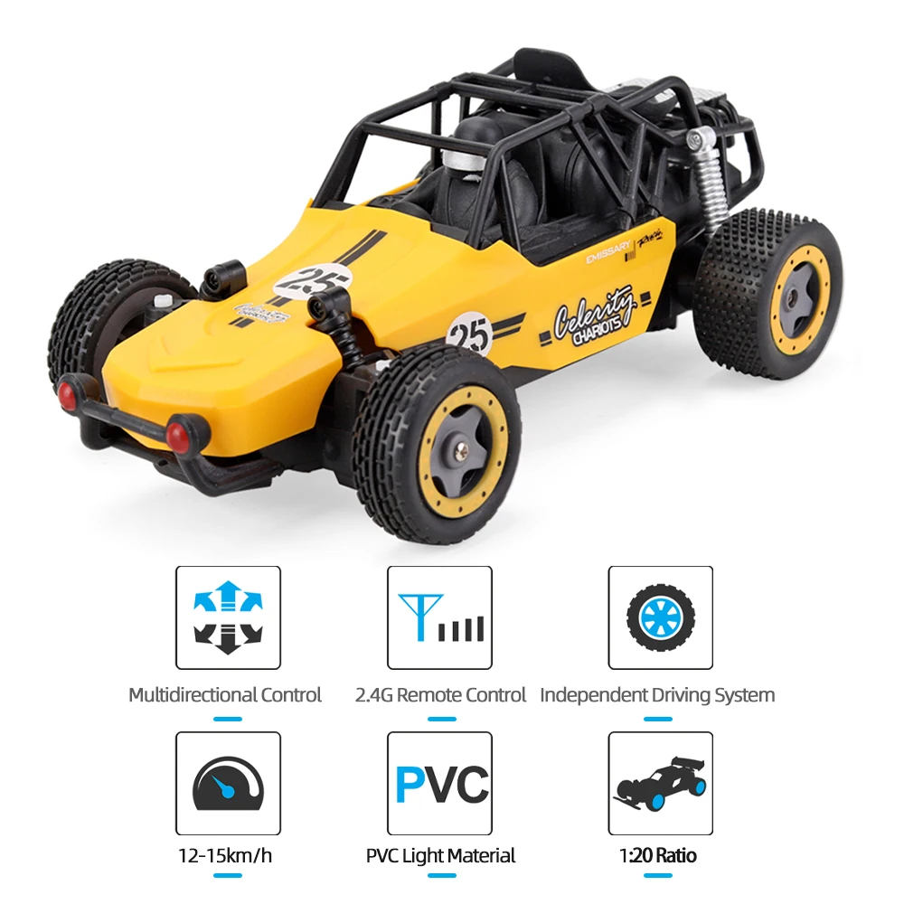 JJRC Q73 1/20 2,4G 2WD RC внедорожный автомобиль гоночный багги автомобиль RC гоночная машина с ПУ игрушки для детей и взрослых