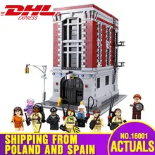 DHL 16001 строительные игрушки 75827 Ghostbusters пожарный дом набор строительных блоков Кирпичи сборочные наборы детские игрушки подарки