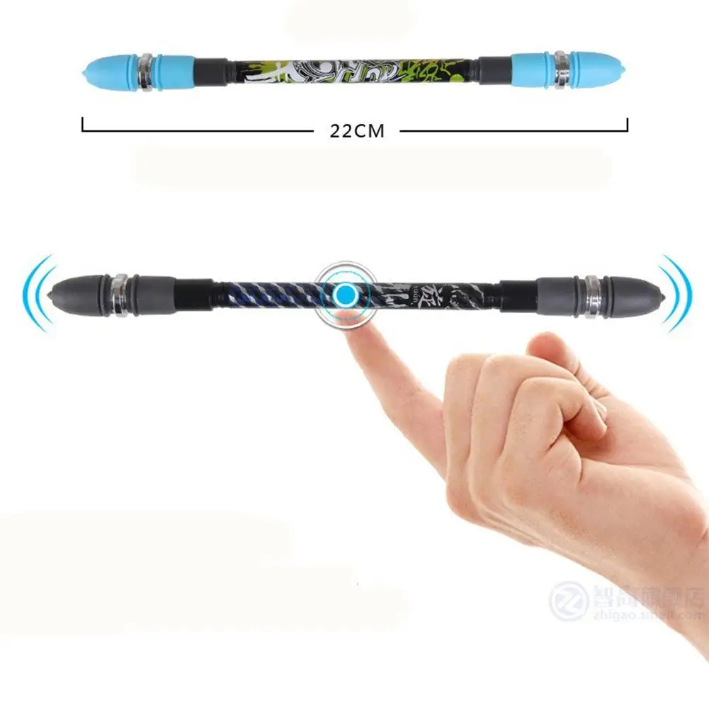 

Ball Point Penspinning Non Slip Coated Spinning Pen Learning Office Supplies