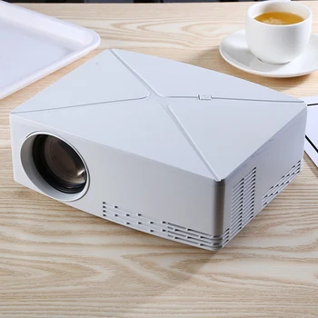 

Mini 2800 Lumens C80 LCD LED 3D HD 1080P TV Home Theater Projector HDMI USB VGA(US Plug)