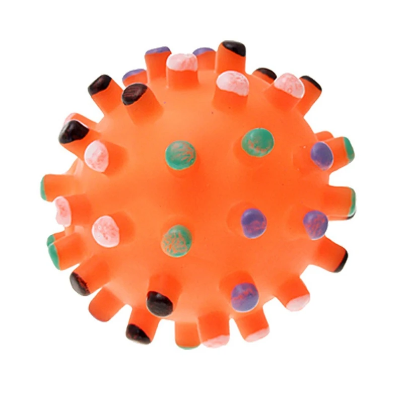 

Orange Pet Dog Puppy Toy Chew Squeak Squeaky Small Ball