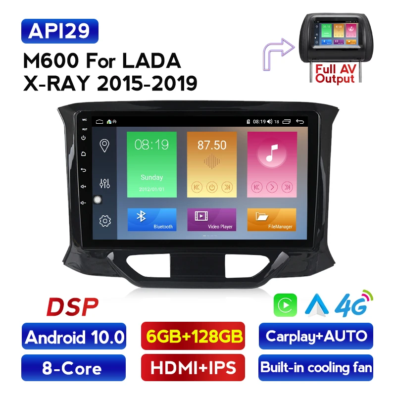 Автомагнитола MEKEDE для LADA X ray Xray мультимедийный видеоплеер на платформе Android с GPS