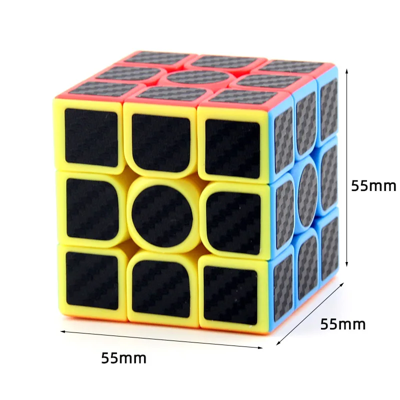Кубик Рубика классная подвеска дракон из углеродного волокна трехслойный Кубик Рубика 3-Order Гладкий обучающий Забавный детский Reduc