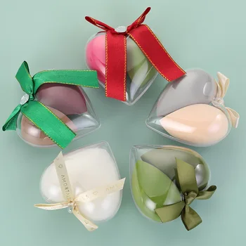 

10pc Love Heart Shape Clear Candy Gift Boxes Plastic Sweets Packing Box Wedding Candy Ball Box Transparent Jewelry Storage Boxes