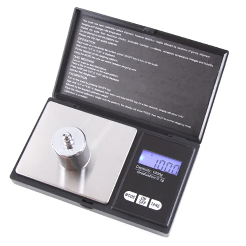 

100/200/300/500/1000g 0.01/0.1g Precise Digital Jewelry Scale LCD Display Pocket Scales Gram Weight For Kitchen Jewelry Drug New