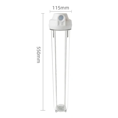 20 inch 3/4" filter water filter housing filter cartridge Transparent front filter for running water