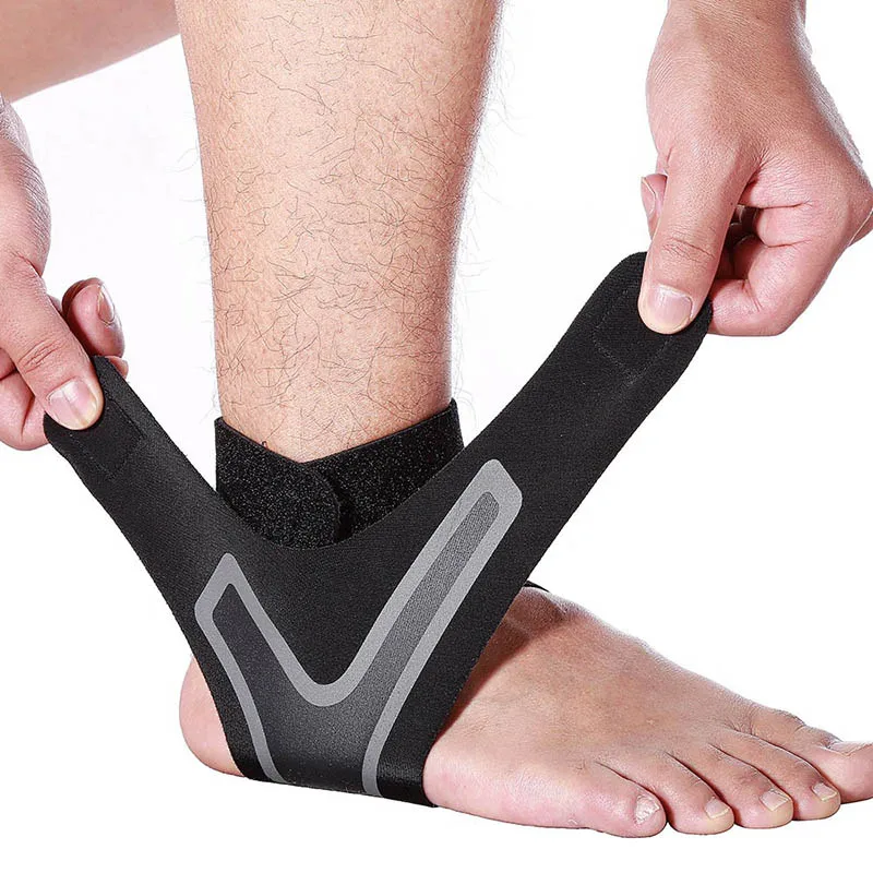 

Ankle Support Strap Adjustable Elastic Compression Ankle Brace Sleeve Socks for Arthritis Sprain Running Basketball Foot Bandage