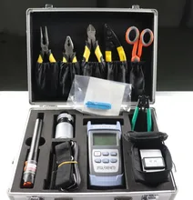 FTTH Kit di strumenti a Fibra ottica con misuratore di potenza Fibra Optica localizzatore di guasti visivi mannaia a Fibra FC-6S estrattore di pinze