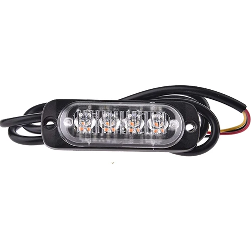 4 leds PAIEIMAI полицейский светильник светодиодный в сборе 36 Вт 18 Вт 12 Вт 24 В светодиодный автомобильный стробоскопический Предупреждение льная лампа грузовик аварийный мигающий пожарный светильник s - Испускаемый цвет: 4 leds