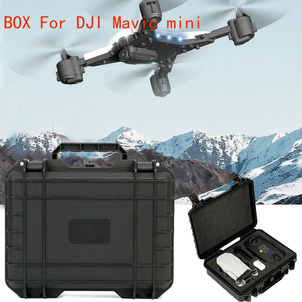 Водонепроницаемый компактный дорожный жесткий чехол для хранения DJI Mavic mini RC Drone