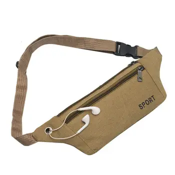 

New Fashion Men Women Waist Bum Bag Fanny Packs Belt Money Pouch Wallet Travel Hiking Bag Black Kkaki Coffee