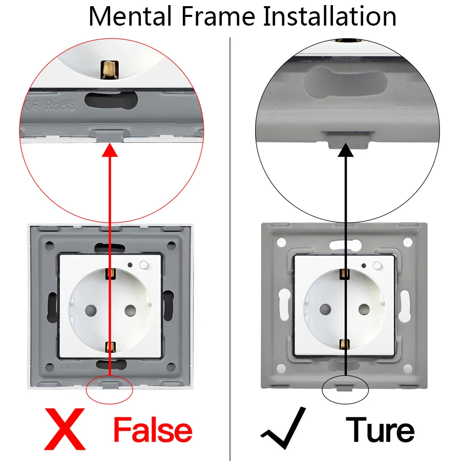 parede inteligente tomada wifi branco preto dourado 05