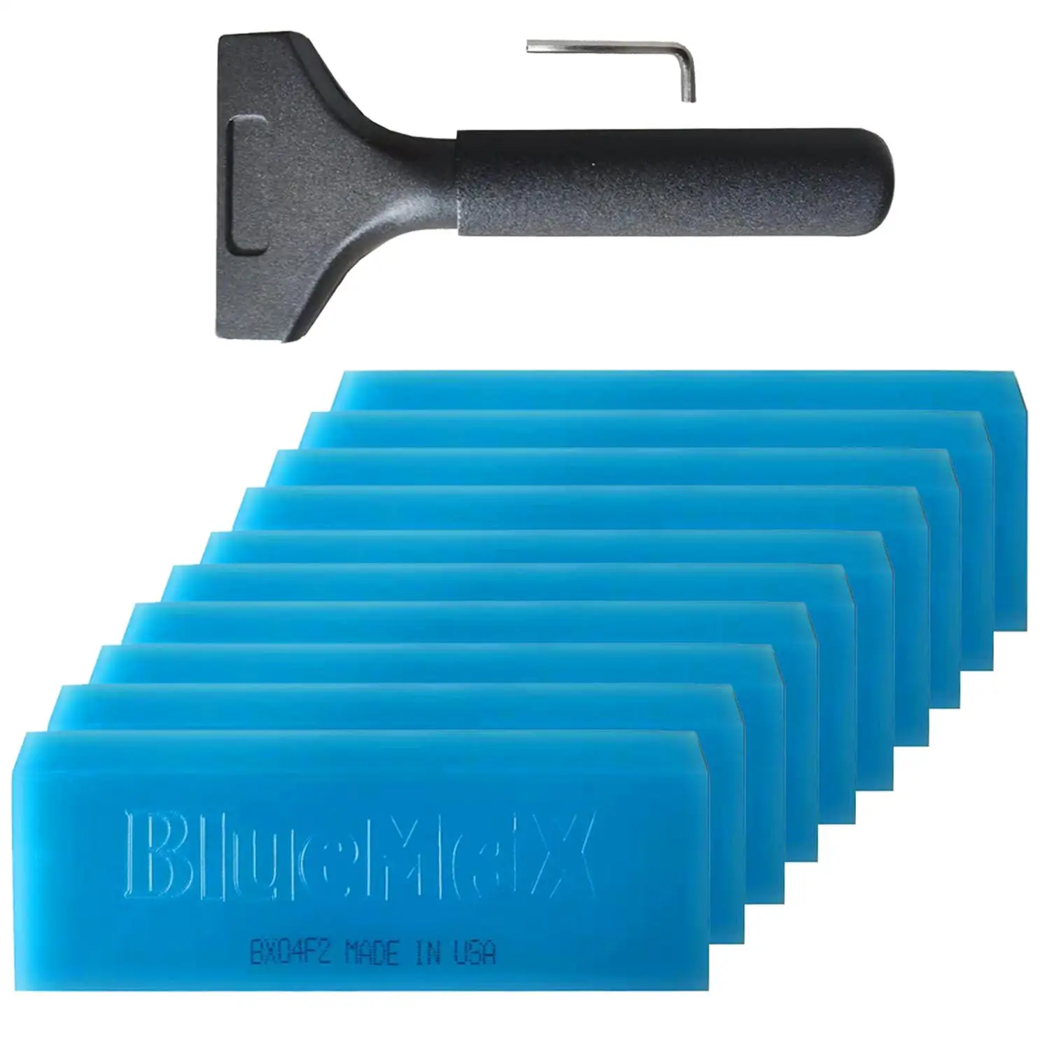 

10pcs replacement bluemax blades + 1pc alloy heavy high quality handle with screwdriver B24+10B02