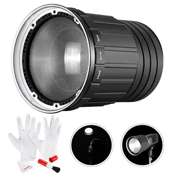

Neewer Fresnel 2X Lens Mount with Camera Cleaning Kit Compatible with Neewer SL60W SLB60W SL-150W SL-200W Led Light