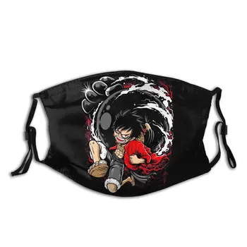 

Anime Luffy Gear 3 One Piece Mask Anti-Bacterial Protection Cover Elephant Gun Attack Reusable Face Mask With Filters