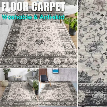 

Persian Style Carpet Living Room Nordic Bedroom Carpet Home Decor Sofa Rug Coffee Table Floor Mat Study Room Vintage