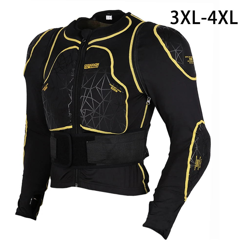 Yellow 3XL-4XL Мотоциклетная куртка MOTOBOY защита для мотокросса защитное снаряжение броня для мотокросса гоночная броня для мотокросса - Цвет: Yellow 3XL-4XL