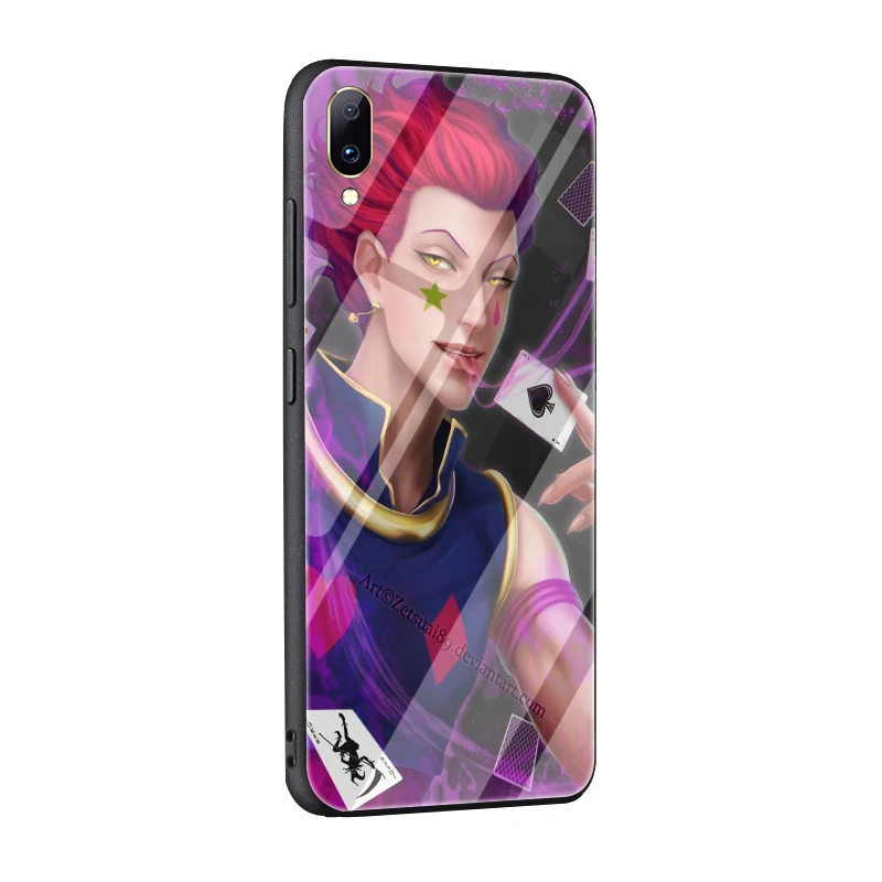 EWAU Hunter X Hunter закаленное Стекло телефон крышка для Vivo V5 Y89 Y85 V15 Y17 Y91 Y93 Y95 Y91C - Цвет: G5