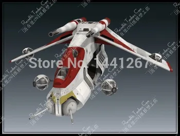 

3D Paper Model Republic Gunship Model DIY Assembled Handmade Toy