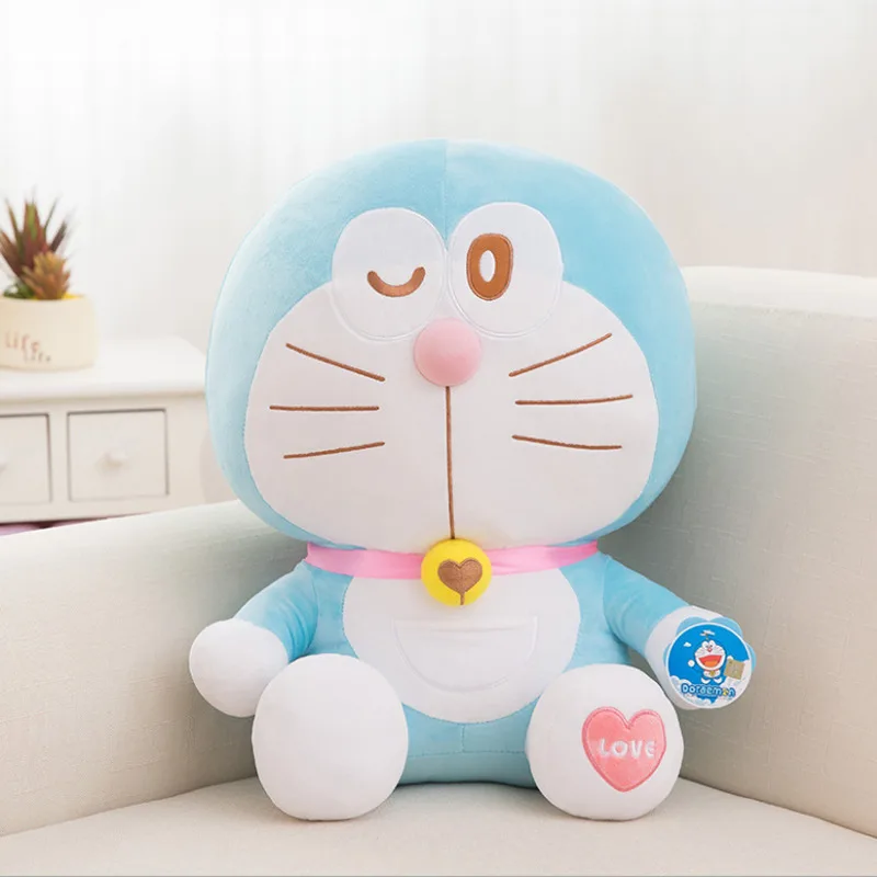 Kawaii Аниме Doraemon Jingle Cat плюшевые игрушки мягкие Мультяшные животные Кошка мягкая кукла кошка девочка ребенок подарок на день рождения