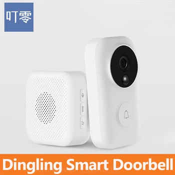 

Dingling Smart Doorbell Wireless Crack Door Intercom Wifi Camera Video AI face Detection Night Vision for home