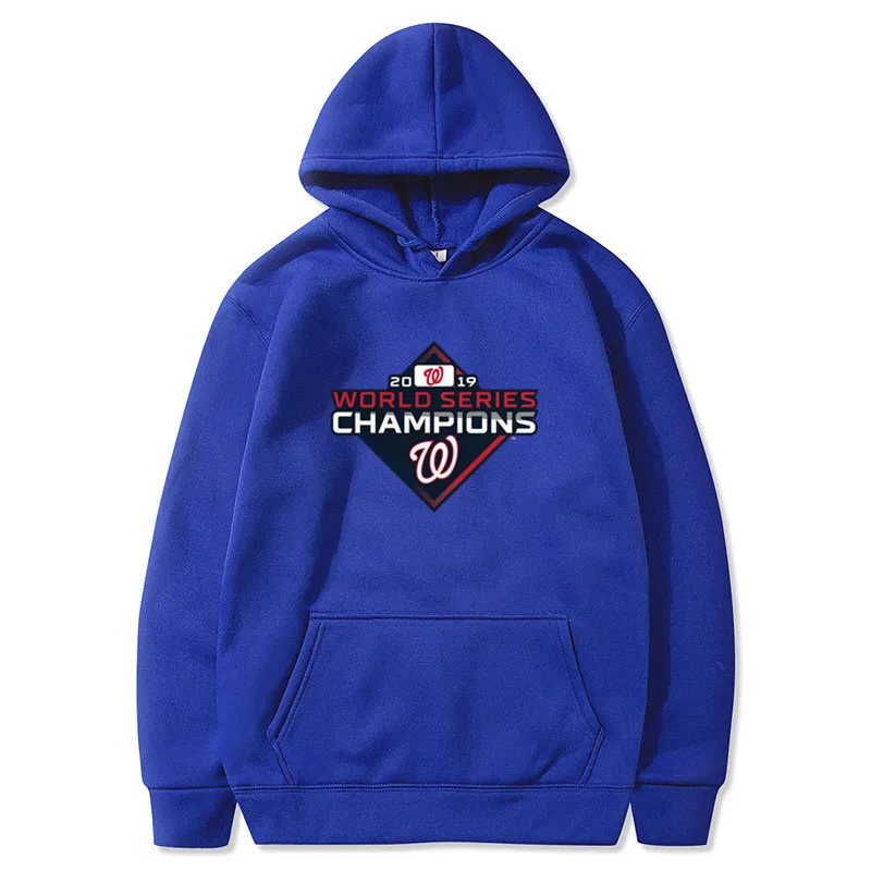 Hoodies Men women Nationals world series champions Hoody Male Long Washington Men's Sweatshirt Mens hip hop - Цвет: 2