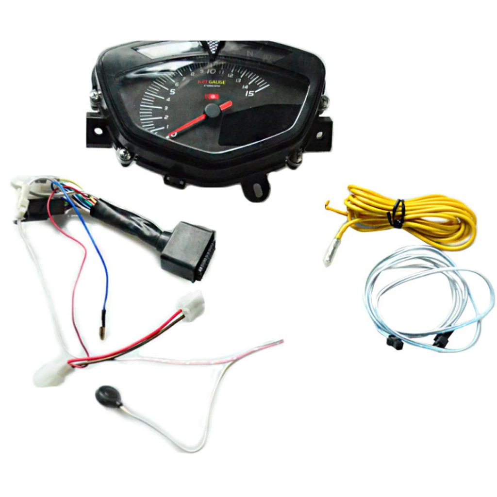 Motorcycle Scooter Replacement Multi-function Speedometer Instrument 80mm