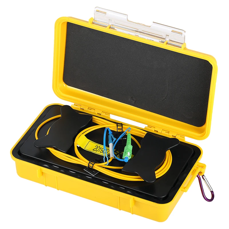 Free shipping SC/APC-LC/UPC OTDR Zone Eliminator Fiber Rings Optic Launch Cable Box 500M 1Km 2Km SM 1310/1550nm | Мобильные телефоны