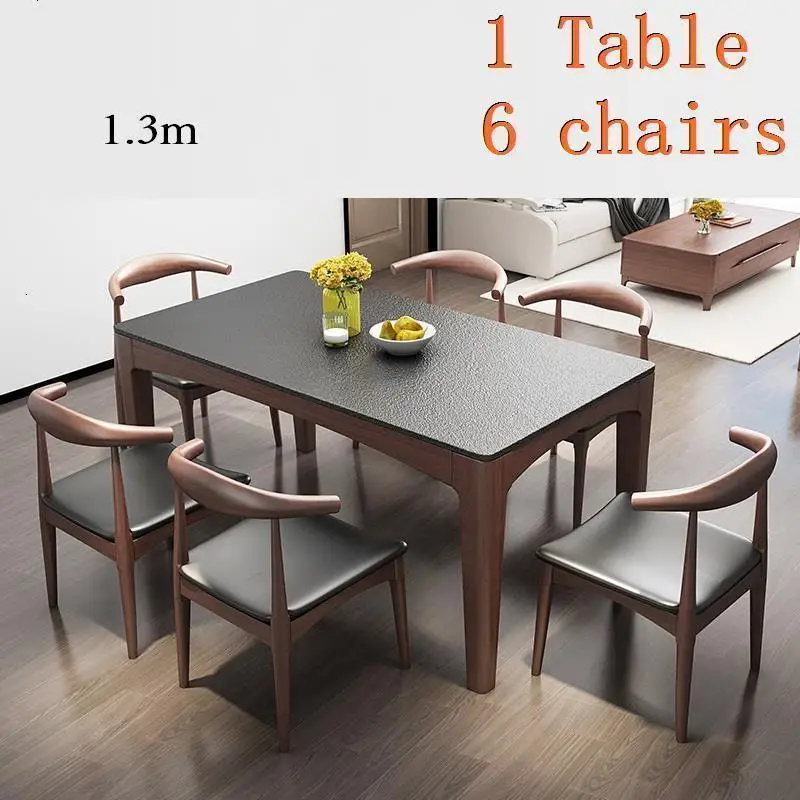 Marmol Eettafel столешница набор столовой Pliante Tisch Comedores Mueble Esstisch Кухня бюро табло Меса De Jantar Обеденная стол - Цвет: Version L