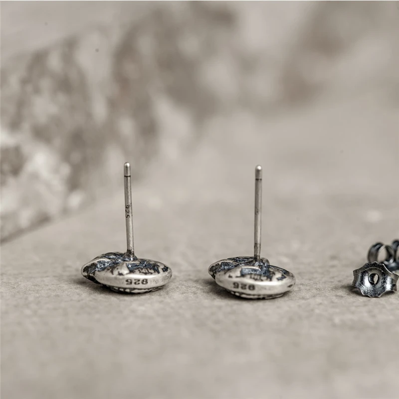 Boucles d'oreille reptile rétro
