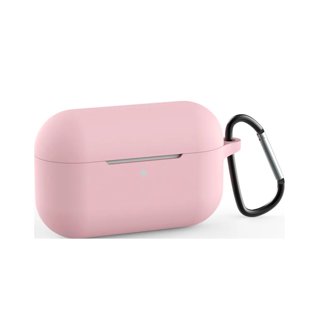 Ultrathin Case for Airpods Pro Silicone Bluetooth Wireless Earphone Case for Air pods Pro Protective Case for Apple AirPods Pro - Цвет: R-Pink