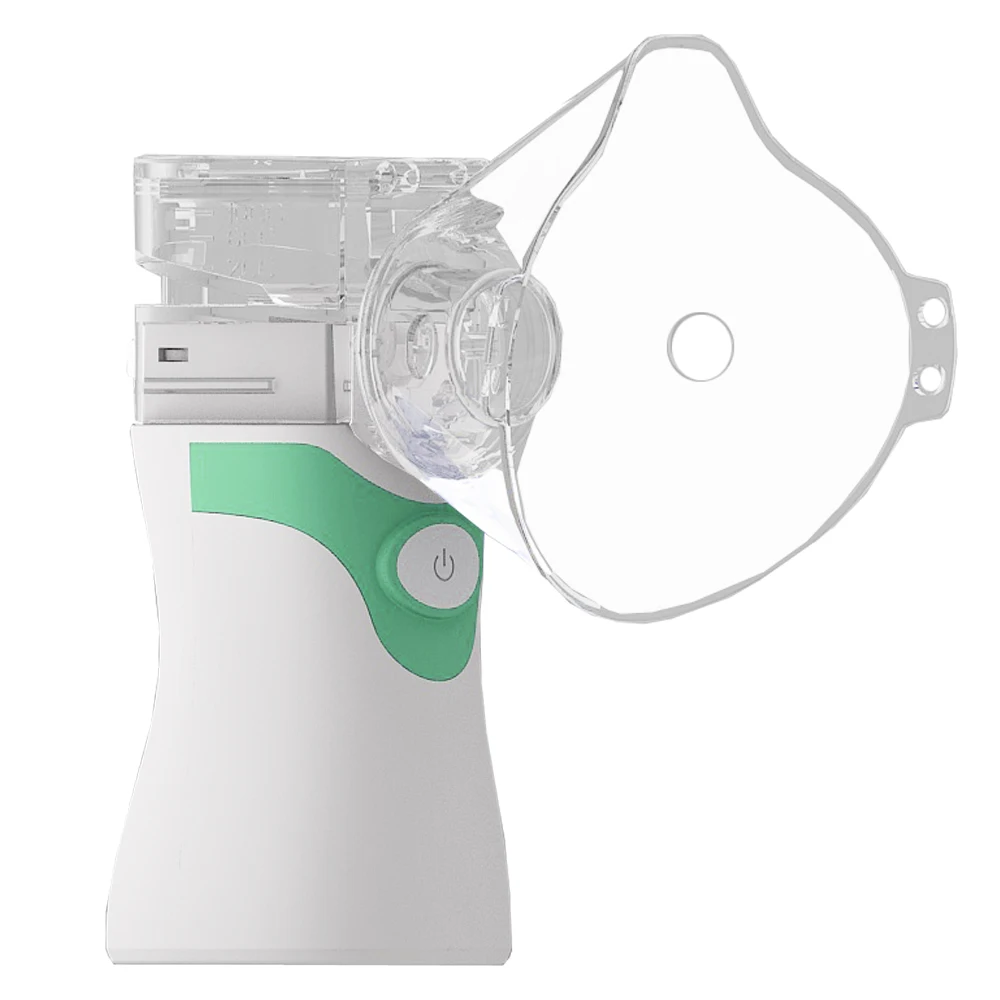Армейский зеленый Nebulizer микро-сеть распыления портативный ручной ребенок взрослый Компрессорный ингалятор бытовой phlegm кашель парение устройство - Цвет: Армейский зеленый