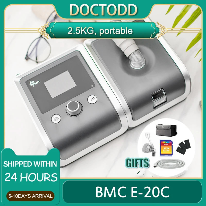 DOCTODD BMC Portable CPAP Machine Ventilator for Sleep Apnea OSAHS OSAS Snoring User With Free Mask Headgear Tube Bag - Цена: 