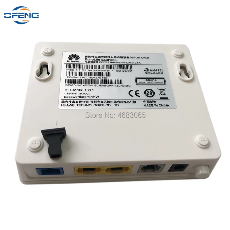 10PCS Huawei EG8120L GPON ONU 1GE+1FE+1TEL Port