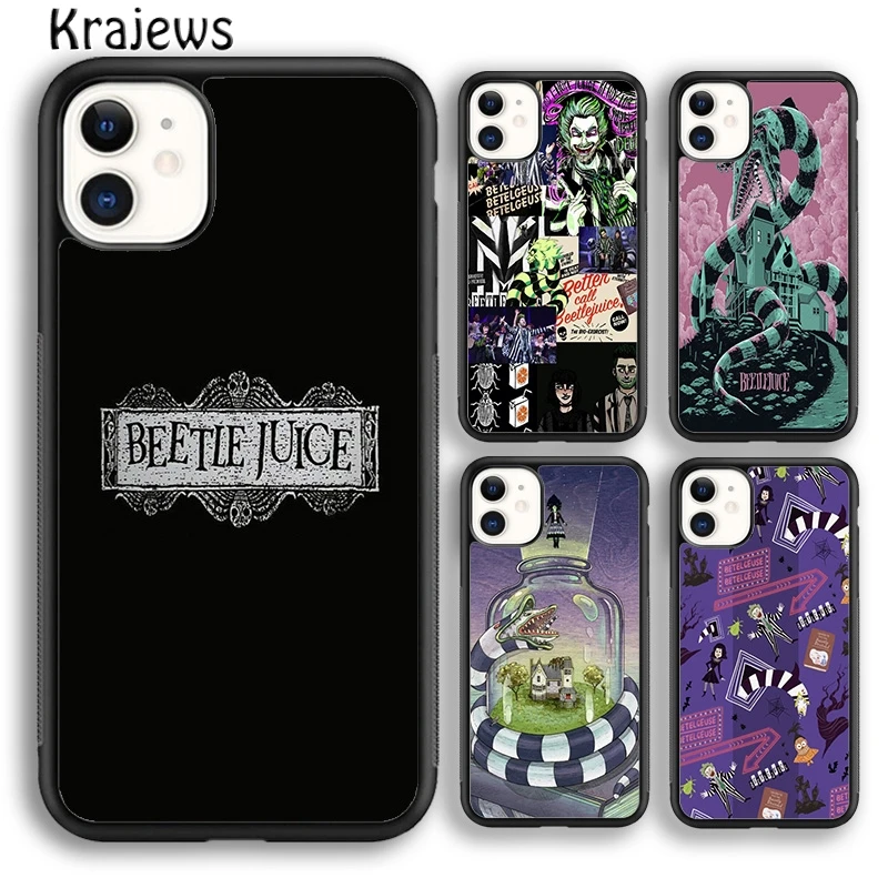 Чехол krajew Beetlejuice для телефона iPhone 5 SE 6s 7 8 plus X XR XS 11 12 13 pro max Samsung Galaxy S8 S9 S10 Plus |
