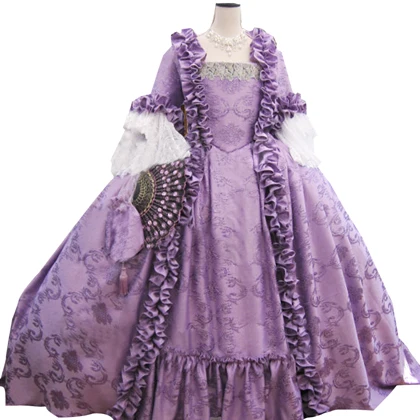 image color Полностью корсетный рококо колоний грузинский 18thc Marie Antoinette день суд платье - Цвет: image color