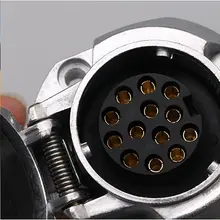 TIOODRE 12 В 13Pin караван соединители металлические розетки прицепа лодка запасные части прицеп соединитель сигнальный светильник дисплей