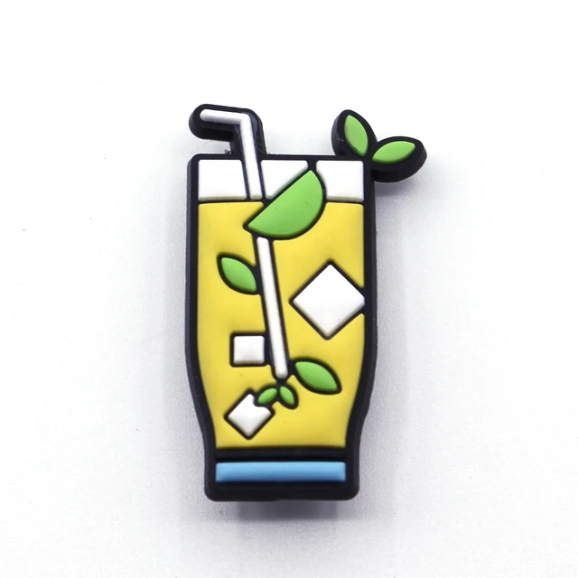 High Imitation 1PCS PVC Shoe Charms Cactus/ Luggage/Sunglasses/Jet Plane Shoe Decoration Accessories for Croc jibz Kid's Party 10