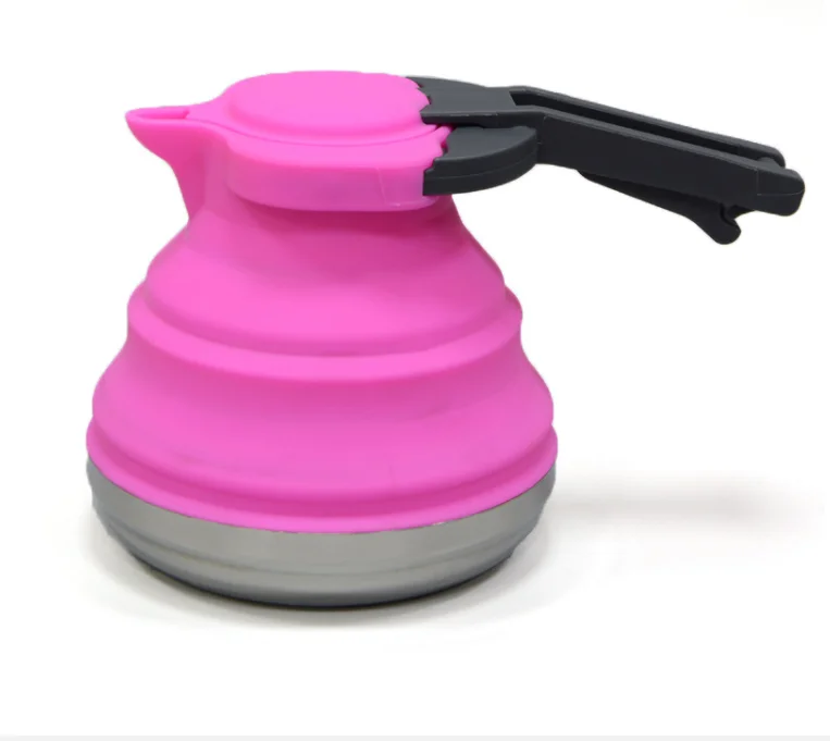 Bollitore Pieghevole In Silicone Da 1.5L - Per Campeggio, Viaggi, Outdoor, Senza BPA