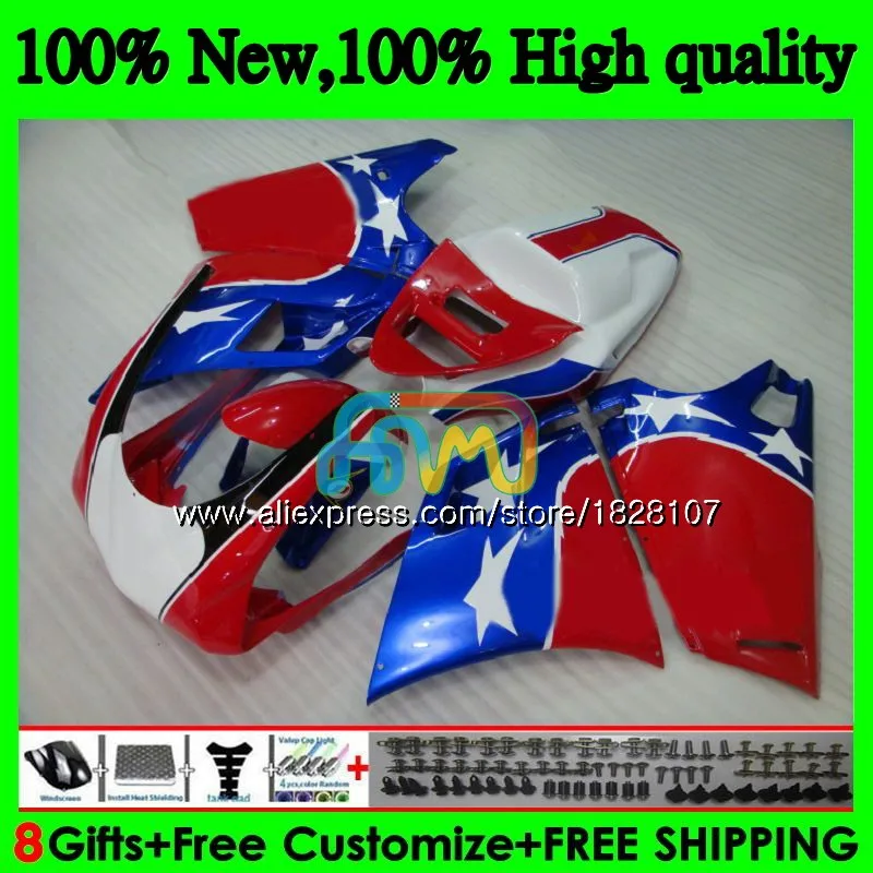 748 853 для поездок на мотоцикле DUCATI 916 996 94 95 96 97 98 99 02 71BS. 55 998 S R 1994 1995 1996 1997 1998 1999 00 2001 красный размытие star 2002 обтекатель