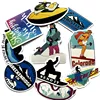 50Pcs Pack Winter Skiing Snow Mountain Graffiti Stickers For Luggage Laptop Skateboard Snowboard Refrigerator Ski Decal Stickers ► Photo 2/5