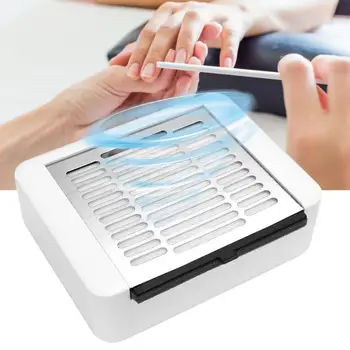 

40W Nail Dust Collector Strong Suction Nail Art Vacuum Cleaner Manicure Tool Machine Nail Dust Suction