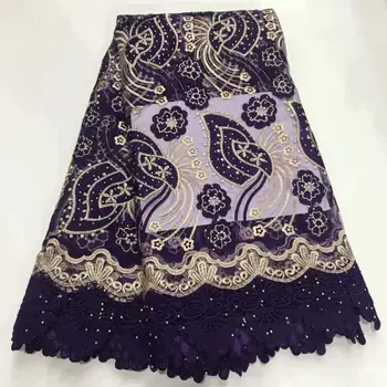 

New Arrival 5Y 2019 French Lace \ bridal embroidered tulle lace fabric french lace fabric.latest Nigerian lace FC1620 green red