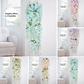 

Home Decoration Accessories Fake Flower Decoration gift Simulation Cherry Tree Wedding Arch Flower Fake Decoration Vine Flower